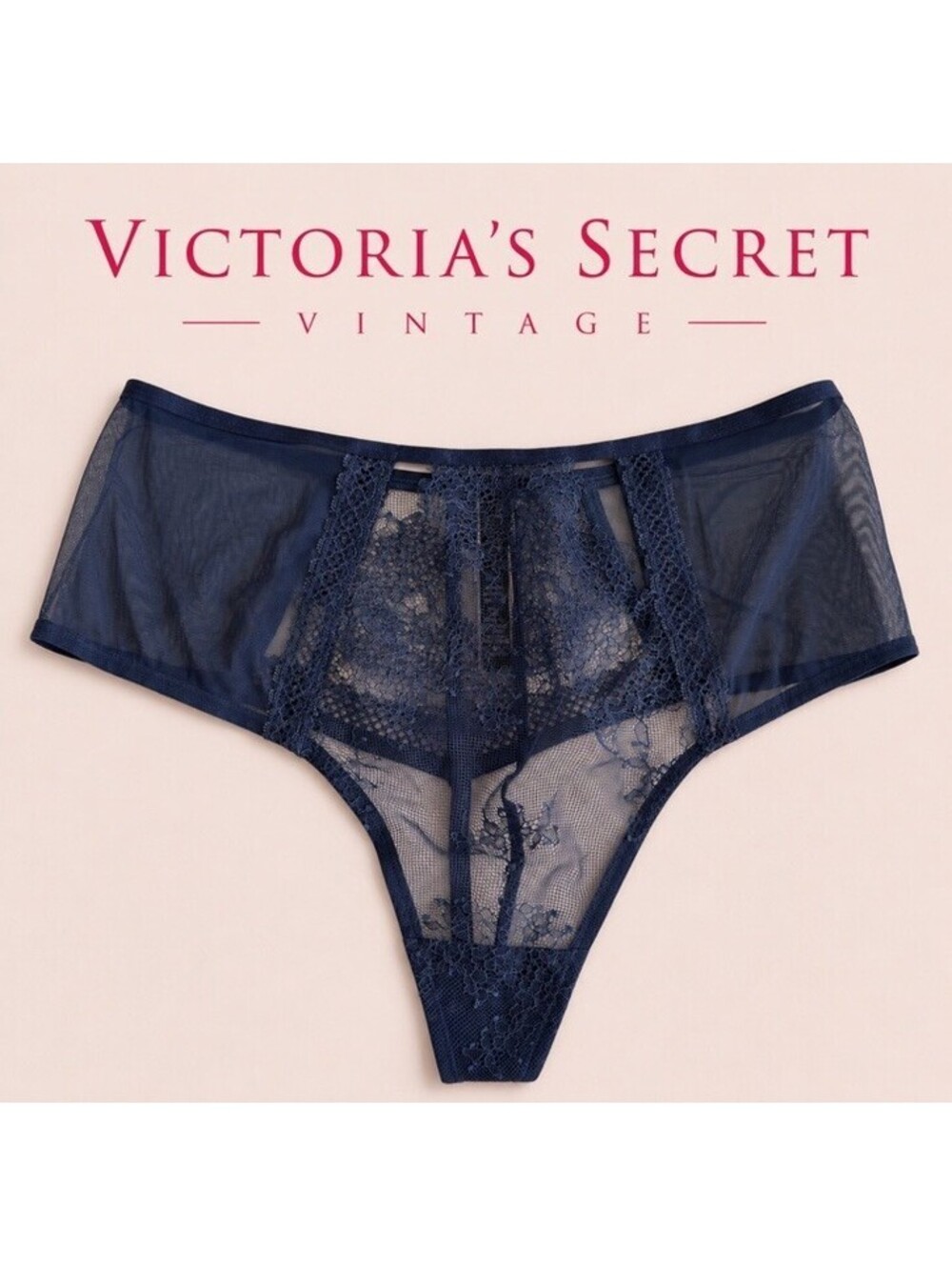 Vintage Y2K Victoria’s Secret Very Sexy High Waist Thong Size Medium NWT